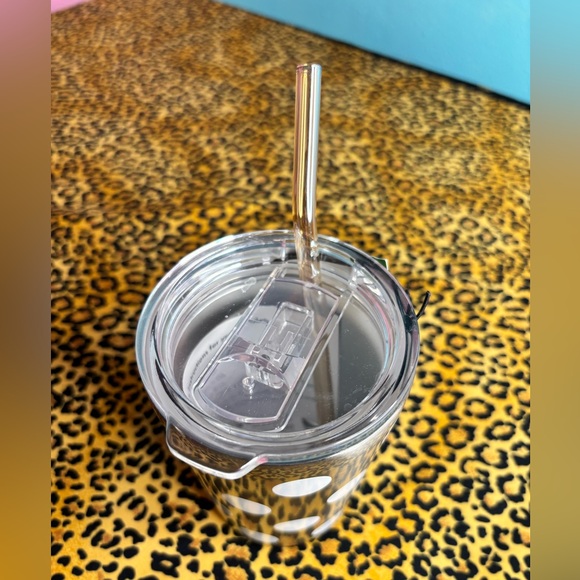 Kate Spade Metallic Tumbler with White Dots - Picture 2 of 2